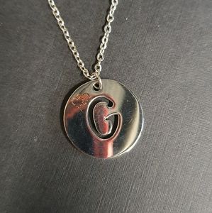 Letter G necklace